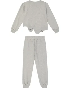Set aus Sweatshirt und Jogginghose Grau