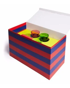 Set aus vier Weingläsern - Violett