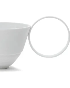 Set aus zwei Circle Teetassen - Weiß