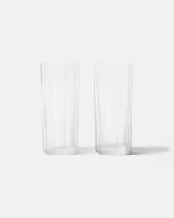 Set aus zwei Highball-Gläsern Dodeca Transparent