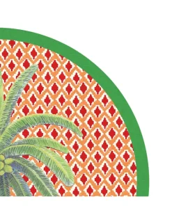 Set aus zwei Masonite Hima Palm Tischsets - Grün
