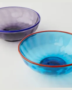 Set aus zwei Snackschalen Multicolor