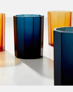 Set aus zwei Trinkgläsern Dodeca Blau