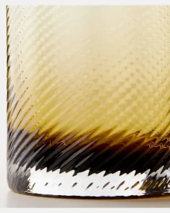 Set Borealis aus Flasche und zwei Tumbler-Gläsern Braun