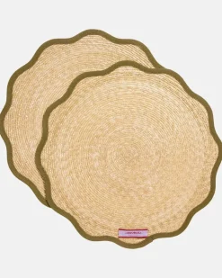 Set Cloud aus zwei Tischsets Beige