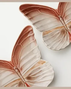 Set Cloudy Butterflies aus vier Brottellern by Claudia Schiffer