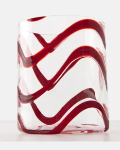Set Cyrcus aus zwei Tumbler-Gläsern Rot
