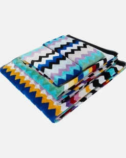 Set Cyrus aus fünf Handtüchern Multicolor