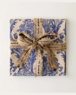 Set Filea aus zwei Servietten Blau