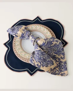 Set Filea aus zwei Servietten Blau