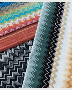 Set Giacomo Zigzag aus fünf Handtüchern Multicolor