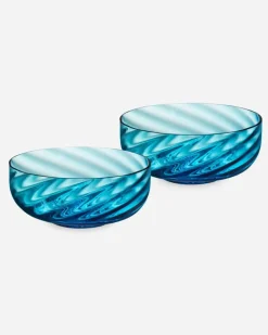 Set 2 Hand-blown Murano Glass Ice Cream Bowls - Tischdekorationen Und Servierschalen Mehrfarbig