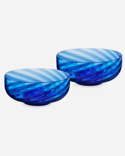 Set 2 Hand-blown Murano Glass Ice Cream Bowls - Tischdekorationen Und Servierschalen Mehrfarbig