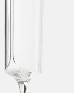 Set Hew aus zwei Champagnerflöten Transparent