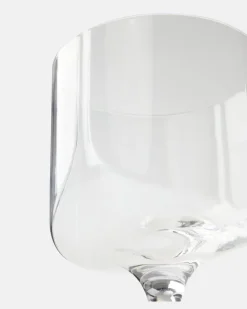Set Hew aus zwei Weingläsern Transparent