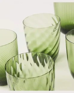 Set Idra aus sechs Gläsern GrüN