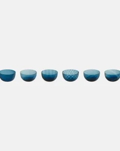 Set Idra aus sechs Tassen Blau