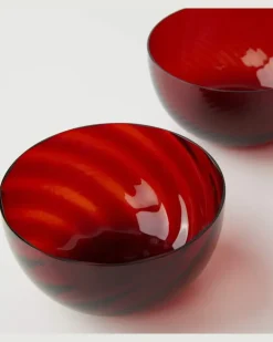 Set Idra aus sechs Tassen Rot