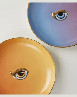 Set Lito aus vier Tellern Multicolor
