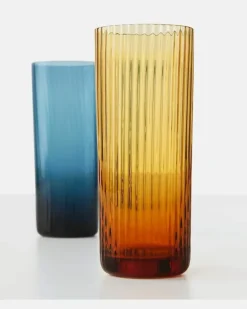 Set Misty Rainbow Mix aus vier Tumbler-Gläsern Multicolor