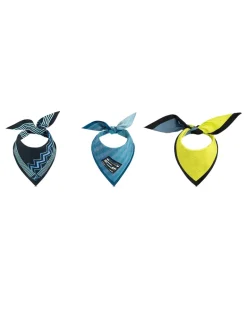 Set mit 3 Bandanas Multicolor