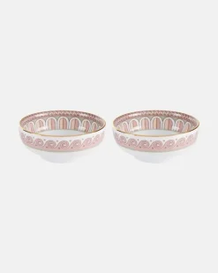 Set Napoli Dusty Pink aus zwei Snackschalen Multicolor