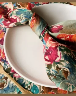 Set Nersa aus zwei Servietten Multicolor