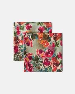 Set Nersa aus zwei Servietten Multicolor