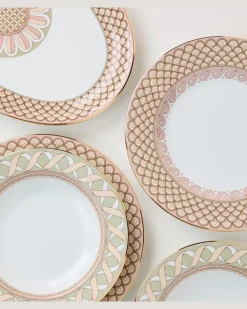 Set Odysseus Pistacio aus zwei Suppentellern Multicolor