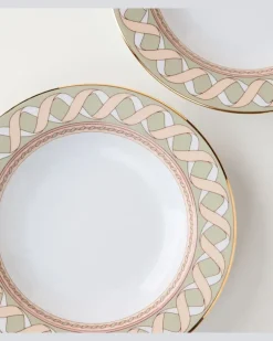 Set Odysseus Pistacio aus zwei Suppentellern Multicolor