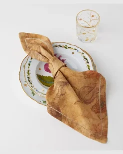 Set Otus aus zwei Servietten Beige