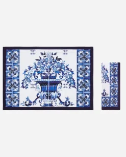 Set Platzdeckchen Und Serviette Aus Leinen - Sets Platzdeckchen Und Serviette Mehrfarbig