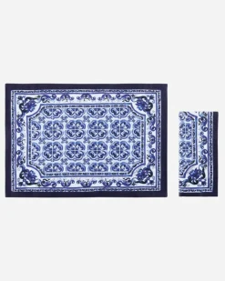Set Platzdeckchen Und Serviette Aus Leinen - Sets Platzdeckchen Und Serviette Mehrfarbig