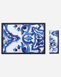 Set Platzdeckchen Und Serviette Aus Leinen - Sets Platzdeckchen Und Serviette Mehrfarbig