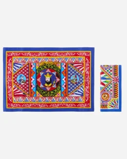 Set Platzdeckchen Und Serviette Aus Leinen - Sets Platzdeckchen Und Serviette Mehrfarbig