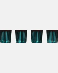 Set Prism aus vier Gläsern Blau