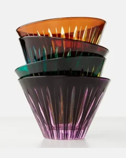 Set Prism aus vier Snackschalen Multicolor