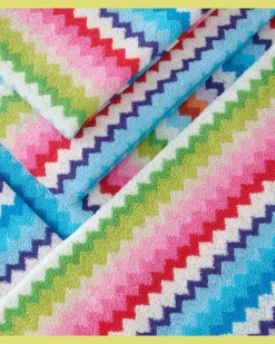 Set Riverbero aus fünf Handtüchern Multicolor