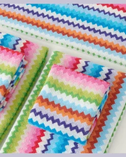 Set Riverbero aus fünf Handtüchern Multicolor