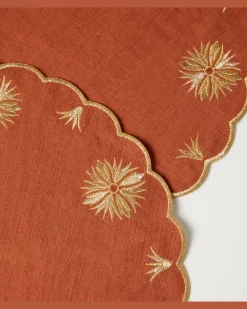 Set Terracotta aus zwei Tischsets Braun