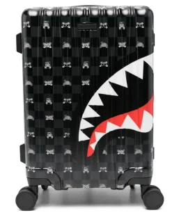 Shark Mouth Koffer mit Schachbrett - Schwarz