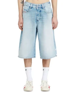 Shorts aus Denim mit Destroyed-Effekt - Denim Kurze Hose - Unisex - Blau