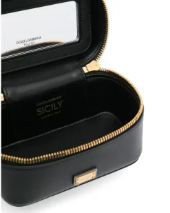 Sicily Cube Kosmetiktasche - Schwarz
