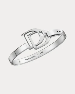 Silberarmreif mit zwei Steigbügeln Silver