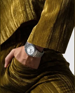 Silver Mellow Automatikuhr aus Edelstahl Silber