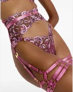 Siren Tanga mit Blumen - Rosa