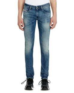 Skinny Jeans Low Waist 1979 Sleenker, Mittelblau, Reißverschluss sleenker