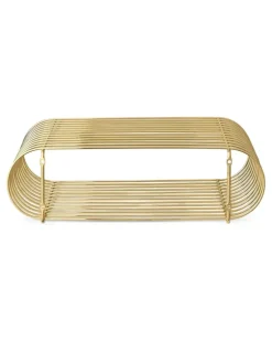 Skulpturales Curva Regal - Gold