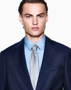 Slim Fit Anzüge Marineblau