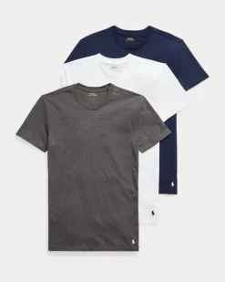 Slim-Fit Rundhalsshirts im 3er-Pack Multi